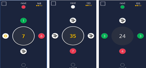 Gameplay screenshot from Seven Out for Android