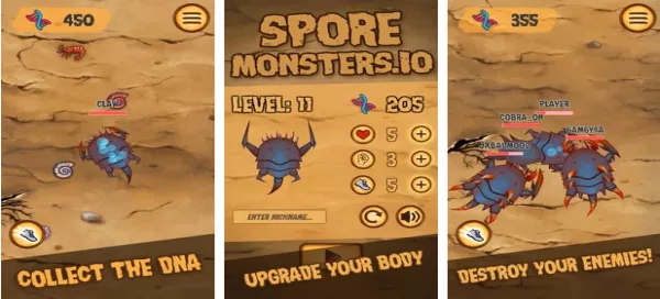spore monsters io