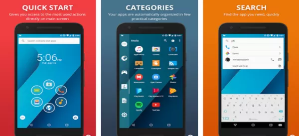 Gameplay screenshot from smart launcher 3 for Android