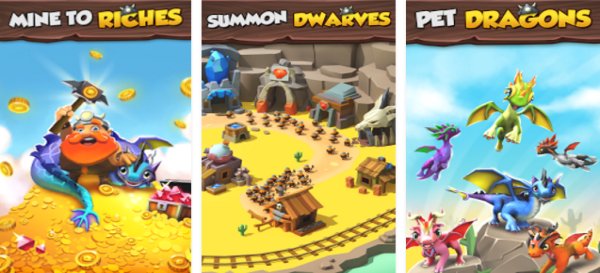 Gameplay screenshot from tiny miners idle clicker for Android