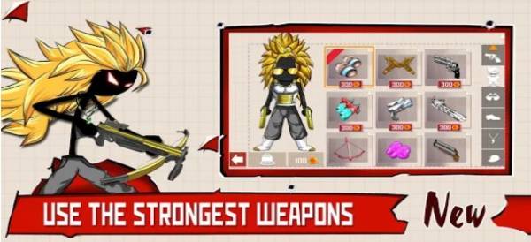 Gameplay screenshot from sniper shooter stickman 2 fury gun shooting games for Android