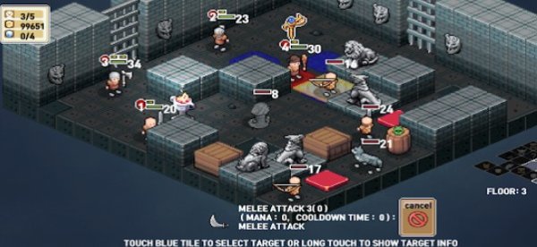 Gameplay screenshot from sfd rogue trpg for Android