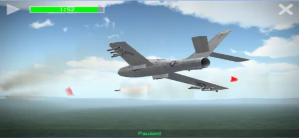 Gameplay screenshot from strike fighters Attack pro for Android