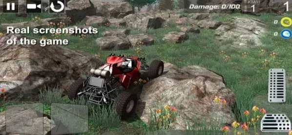 Gameplay screenshot from top offroad 4x4 simulator for Android