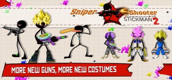 sniper shooter stickman 2 fury gun shooting games