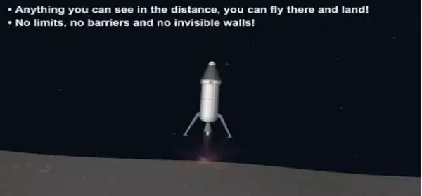 Gameplay screenshot from spaceflight simulator for Android