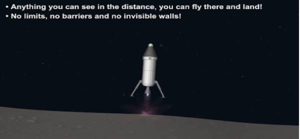 Gameplay screenshot from spaceflight simulator for Android