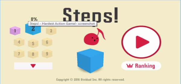 Steps Hardest Action Game