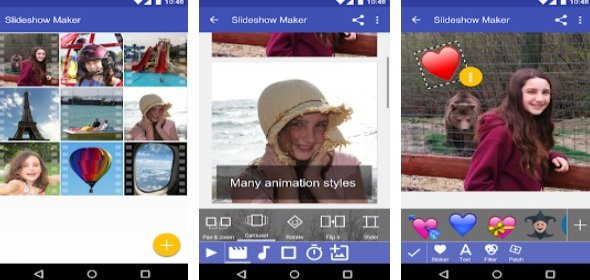 Gameplay screenshot from scoompa video slideshow maker and video editor for Android