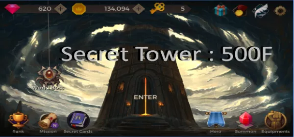 secret tower 500f