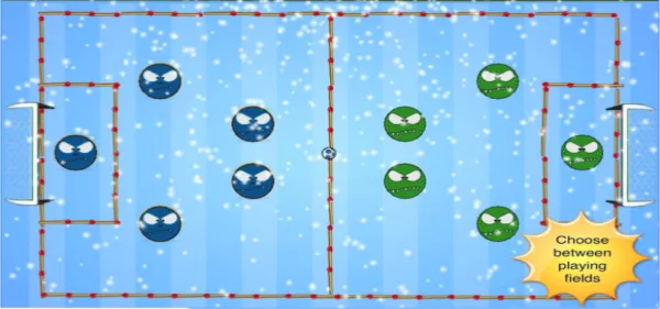 Gameplay screenshot from soccerooz monster soccer for Android