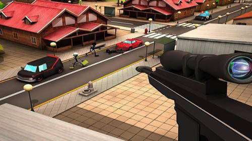 Gameplay screenshot from stickman sniper squad 2017 for Android