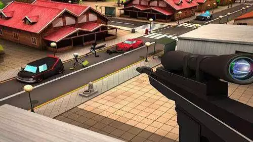 Gameplay screenshot from stickman sniper squad 2017 for Android