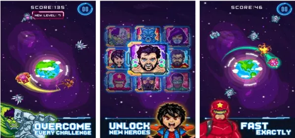 Gameplay screenshot from superhero earth has fallen for Android