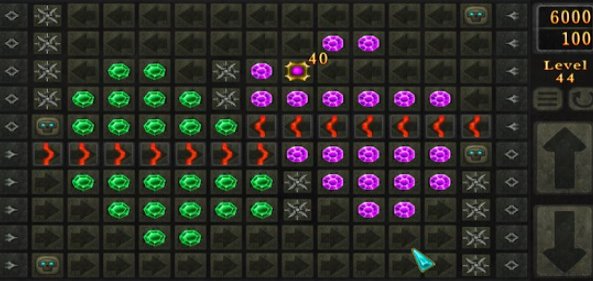 Gameplay screenshot from up and down gems for Android