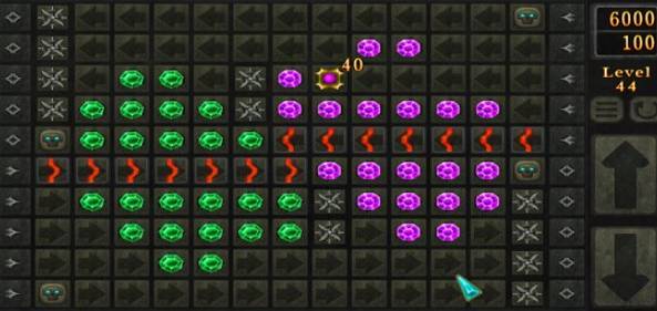 Gameplay screenshot from up and down gems for Android