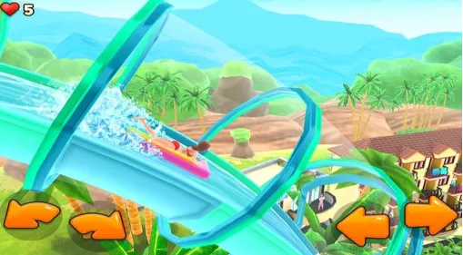 Gameplay screenshot from uphill rush drifting and racing for Android