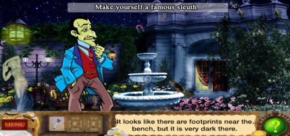 Gameplay screenshot from sherlock holmes trap for the hunter spot objects for Android