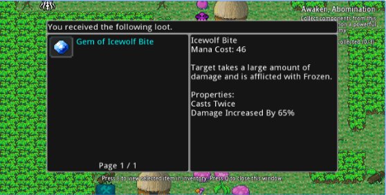 Gameplay screenshot from siralim 2 roguelike rpg for Android