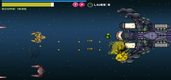 Gameplay screenshot from space drones pro for Android