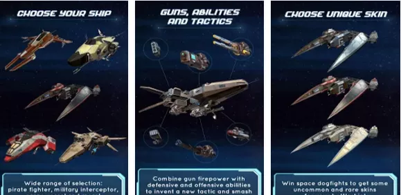 Gameplay screenshot from starfight arena early access for Android