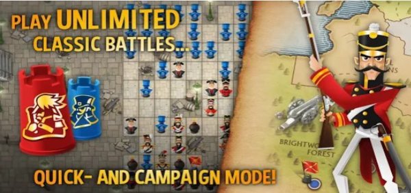 Gameplay screenshot from stratego single player for Android