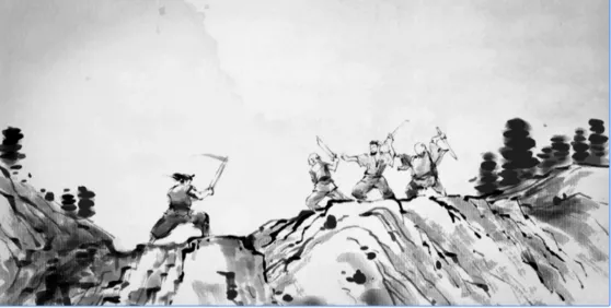 Gameplay screenshot from the swords for Android