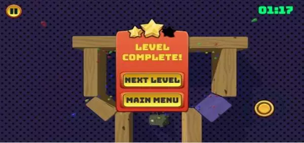 Gameplay screenshot from toy tanks for Android