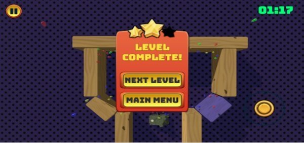 Gameplay screenshot from toy tanks for Android