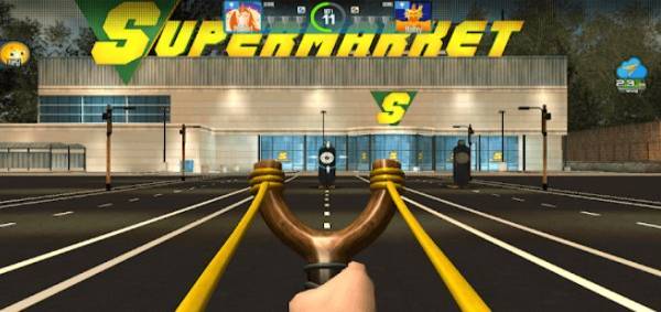 Gameplay screenshot from slingshot championship for Android