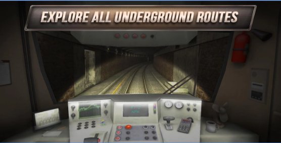 Gameplay screenshot from subway simulator 3d pro for Android