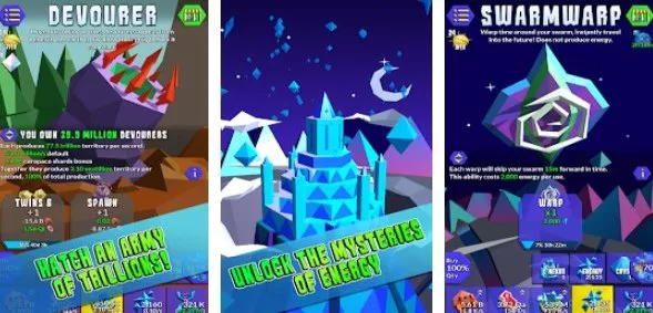 Gameplay screenshot from swarm simulator evolution for Android