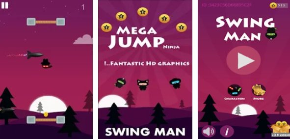 Gameplay screenshot from swingman star for Android