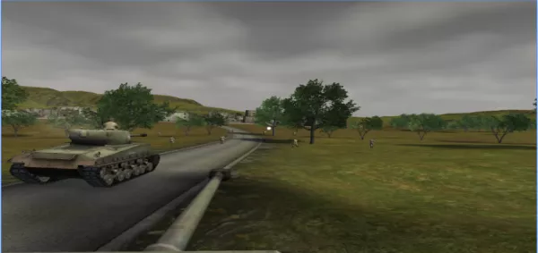 Gameplay screenshot from tank commander for Android