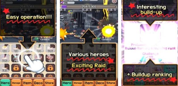 Gameplay screenshot from tap raid for Android