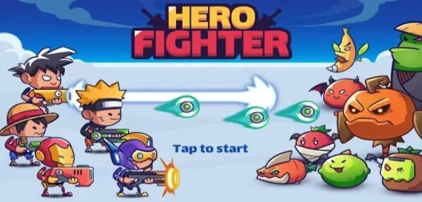 tap tap stickman heroes idle hero fighter