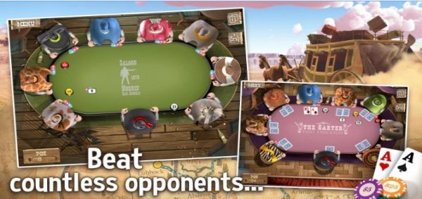 Gameplay screenshot from texas holdem poker offline for Android