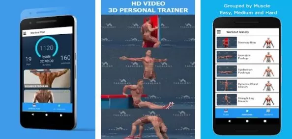 Gameplay screenshot from stronger back and shoulder in 30 days for Android
