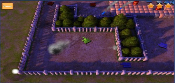 Gameplay screenshot from tank rangers for Android