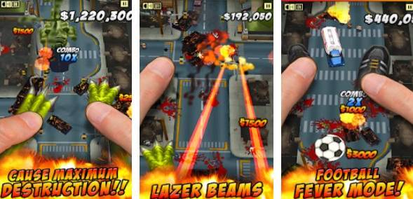 Gameplay screenshot from thumbzilla for Android