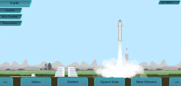Gameplay screenshot from tiny space program for Android