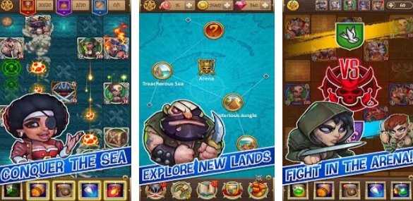 Gameplay screenshot from sea devils pro the pirate adventure game for Android