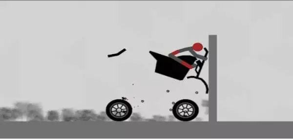 Gameplay screenshot from stickman falling for Android