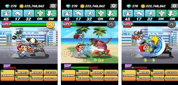 Gameplay screenshot from tap tap showdown for Android