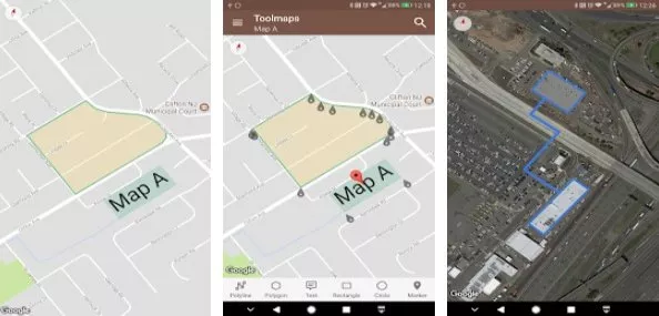 Gameplay screenshot from tools for google maps for Android