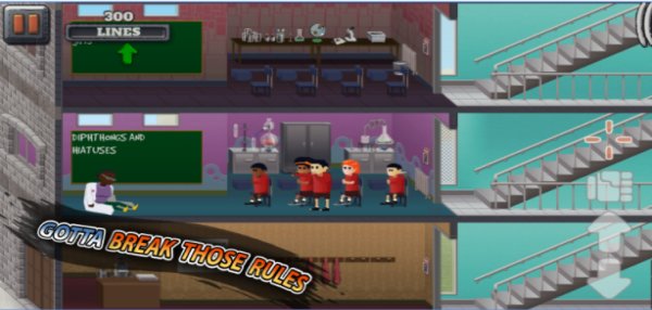 Gameplay screenshot from skool daze reskooled for Android