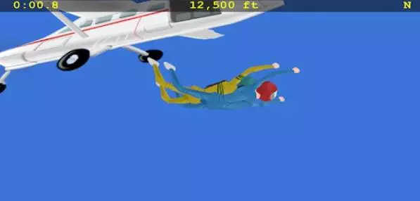 Gameplay screenshot from skydiving fever for Android