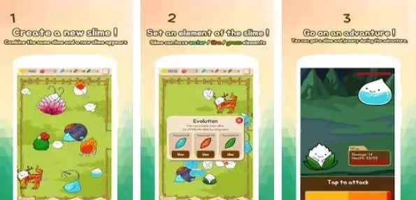 Gameplay screenshot from slime evolution for Android