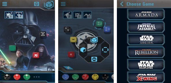 Gameplay screenshot from star wars dice for Android