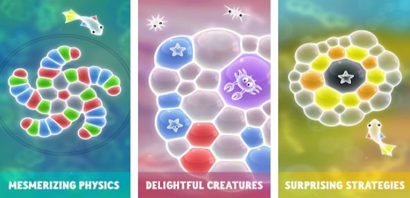 Gameplay screenshot from tiny bubbles for Android
